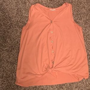Button down shirt- sleeveless